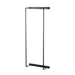 Schlichter Design Handtuchhalter TOWEL RACK von by Wirth in Eiche, schwarz lackiert Handtuchhalter in Eiche schwarz lackiert TOWEL RACK von by Wirth