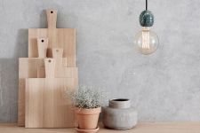 Holzbrett im dänischen Design mit Griff - SERVINGBOARD von Andersen Furniture