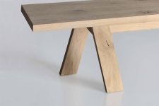 Sitzbank massives Holz in Eiche gekalkt GO von vitamin design 