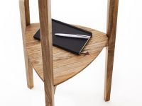 Dreibein Stehleuchte aus Holz mit Ablage - GRACE von Sixay