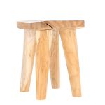 Dank seiner kompakten Größe ist der Beistelltisch ELEPHANT von Jan Kurtz flexibel einsetzbar - ob im Badezimmer, Schlafzimmer oder im Flur massiver Teakholz Beistelltisch und Hocker - ELEPHANT eckig von Jan Kurtz