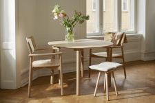 Design-Hocker GEORG STOOL in Eiche von Skagerak Design-Hocker in Eiche - GEORG STOOL von Skagerak
