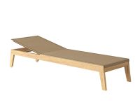 Das Gestell der Relaxliege NOAH LOUNGER von Traditional Teak besteht aus FSC-zertifiziertem Teakholz Relaxliege aus Holz Teak - NOAH LOUNGER von Traditional Teak