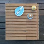 Teak Klapptisch für Balkon, Garten und Terrasse - SAMOA von Jan Kurtz