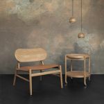 Brdr. Krüger - FERDINAND LOUNGE CHAIR Sessel in Eiche geölt im dänischen Design