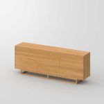 griffloses Sideboard in Eiche geölt LINEA Vitamin design