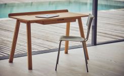 Moderner Schreibtisch NARA aus Holz mit Schublade von Jan Kurtz Moderner Schreibtisch aus Holz mit Schublade - NARA von Jan Kurtz