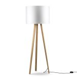 Dimmbare Designer Stehleuchte LUCA STAND von maigrau mit Stativ Fuß in Eiche natur geölt LUCA STAND von maigrau - Designer Stehleuchte mit Dimmer