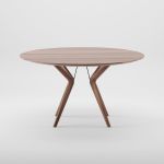 Runder Esstisch LAKRI ROUND aus Massivholz von Artisan runder Massivholz Esstisch LAKRI ROUND TABLE von Artisan