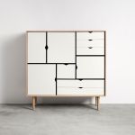 Highboard aus Holz in modern aus Eiche in Alpino - S3 STORAGE von Andersen Furniture