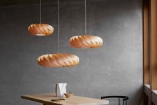 Kleine Pendelleuchte TR5 aus Birkenfunierholz im dänischen Design von Tom Rossau Kleine Pendelleuchte aus Holz im dänischen Design - TR5 von Tom Rossau