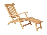 Gefertigt wird der Deckchair VICTORIA von Traditional Teak aus nachhaltigem Teakholz Liegestuhl VICTORIA - Deckchair von Traditional Teak