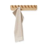 Garderobenleiste mit Haken in Eiche weiß geölt - Echo von Form & Refine