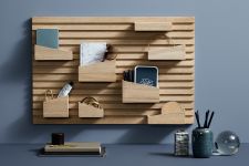 Dekorative Schreibtisch Aufbewahrung INPUT ORGANISER für die Wand von WOUD Schreibtisch Aufbewahrung für die Wand - INPUT ORGANISER von Woud