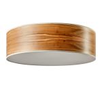 Designer Deckenleuchte in Satin Nussbaum DISCUS von LeuchtNatur