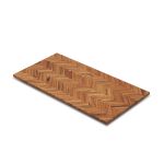 SILD TRAY von Skagerak - Schneidebrett in Teakholz mit Fischgräten-Design