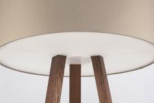 maigrau - LUCA STAND HIGH Designer Stehleuchte mit Lampenschirm im Detail