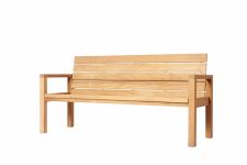 Moderne Gartenbank MAXIMA in Teak mit einer Länge von 180cm Gartenbank MAXIMA in Teak Länge 180 cm von Traditional Teak