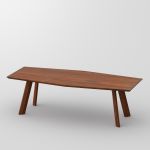 RHOMBI von vitamin design Designer Esstisch in Nussbaum geölt