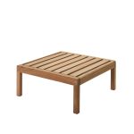 VIRKELYST TABLE von Skagerak - Outdoor Couchtisch aus Holz in Teak