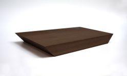 modernes Brett aus Holz, dick in Eiche, geräuchert - KÜCHENBRETTER AUS EICHE von Raumgestalt