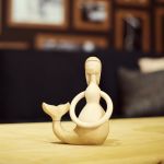 Designfigur als Nixe aus Holz von Hans Bolling für Architectmade - MERMAID