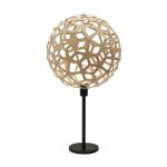 CORAL von David Trubridge - ausgefallene Tischleuchte aus Bambus in natur