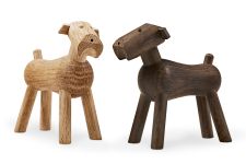 Design-Figur Hund TIM aus Holz von Kay Bojesen in Eiche