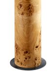 Standfuß der Designer Stehlampe in Pappel LUCERNA von LeuchtNatur