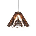 Pendeleuchte aus Walnuss von Tom Raffield - QUILL