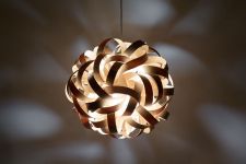 Kugelleuchte No.1 Pendant in Esche von Tom Raffield