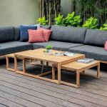 MAXIMA SIDE AND COFFEE TABLE von Traditional Teak Outdoor Loungetisch