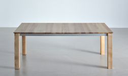 Massivholztisch ausziehbar in Eiche geölt SLIM von vitamin design