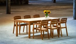 Langer Teak-Holztisch FLORIS von Traditional Teak FLORIS von Traditional Teak - Teak-Holztisch