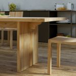 vitamin design SAGA - Massivholz Tisch aus Asteiche, gekalkt