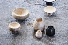 Runde Design Garderobenhaken aus Holz - CORK von The Oak Men