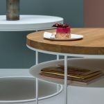 Couchtisch mit Ablage aus Holz und Metall in weiß - AMSTERDAM von take me HOME