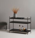 WOUD - TRAY SHELF LOW offenes Regal aus Metall und Holz