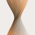 Wohnzimmer Stehleuchte aus Holzfurnier - TR10 von Tom Rossau