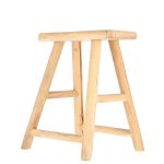 Jan Kurtz - MILK massiver Hocker und Beistelltisch aus Teak