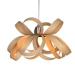 Wohnzimmer Pendelleuchte in Esche - SKIPPER PENDANT SMALL von Tom Raffield