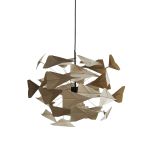 Extravagante Hängelampe TR747 aus Holz im dänischen Design von Tom Rossau TR747 von Tom Rossau - Hängelampe aus Holz im dänischen Design