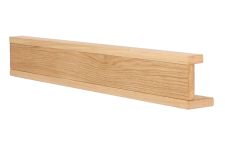 Das Wandregal ELL von Jan Kurtz aus massivem, geölten Eichenholz ist vielseitig einsetzbar - hier in der Unteransicht Zeitschriftenhalter ELL von Jan Kurtz