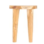 massiver Hocker und Beistelltisch aus Holz - ELEPHANT rund von Jan Kurtz
