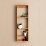 FOURSQUARE von We Do Wood - offenes Wandregal aus Holz in Eiche 