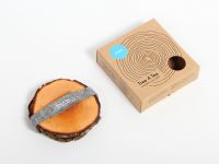 Untersetzer aus einer Holz Baumscheibe der Erle - TREE4TEA von Rio Lindo