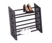 Rohn & Rahn MOODSTAND Designer Schuhregal 78 cm Holz schwarz