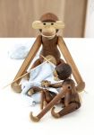 Affenfamilie Holzaffe von Kay Bojesen Figur Holzaffe von Kay Bojesen als Familie