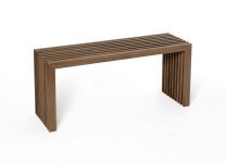 Moderne Sitzbank BANK mit einer Länge von 100 cm aus geräucherter Eiche von Raumgestalt  Sitzbank modern 100 cm in Eiche dunkel von Raumgestalt - BANK