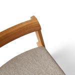 Stapelbarer Holzstuhl gepolstert Blueprint Chair von Form and Refine